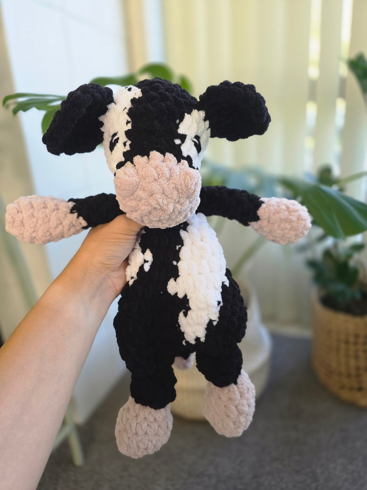 Cow Snuggler -Black & White