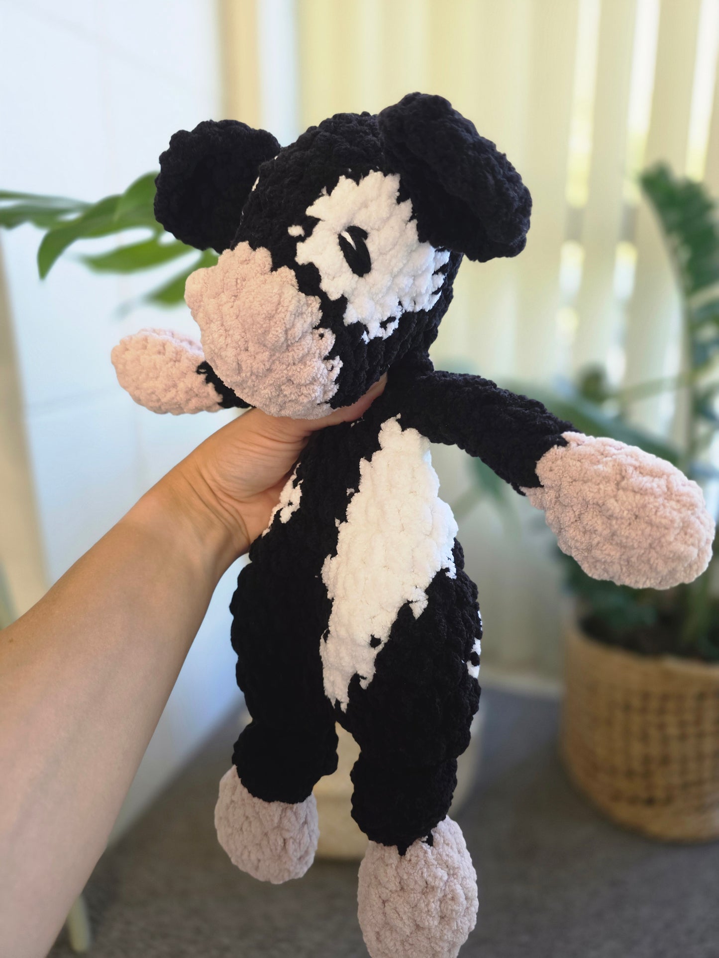 Cow Snuggler -Black & White