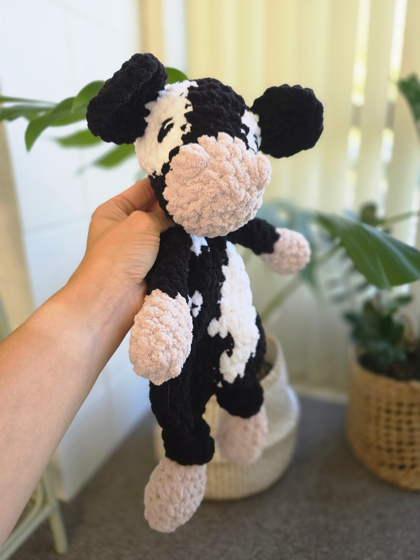 Cow Snuggler -Black & White